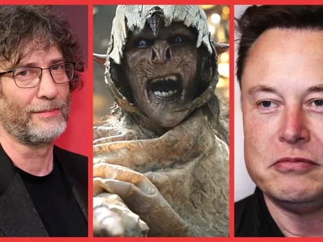 Gaiman destruye a Musk por criticar serie de El Señor de los Anillos