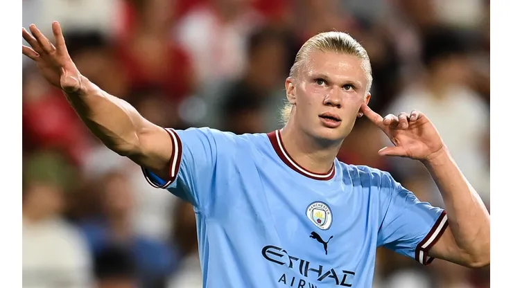 Haaland lleva 10 goles en seis partidos de Premier League