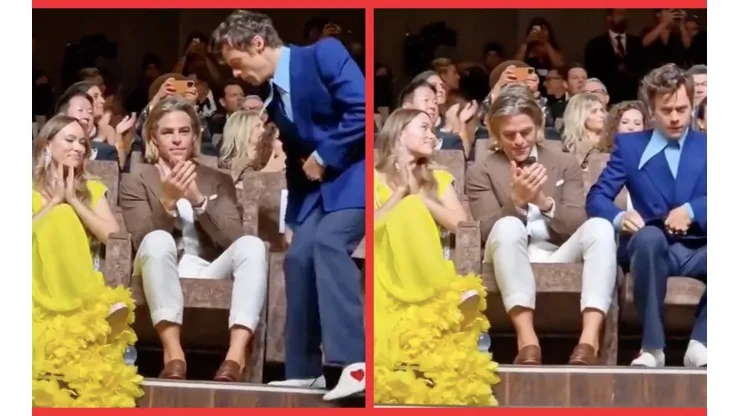 El polémico momento entre Harry Styles y Chris Pine, que se vivió en el Festival de Cine de Venecia.