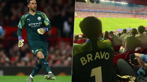 Claudio Bravo sorprendió apoyando al Manchester City en España