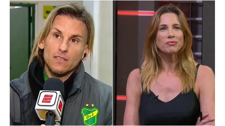El cruce de Alina Moine y Sebastián Beccacece en vivo dio mucho que hablar en Argentina.