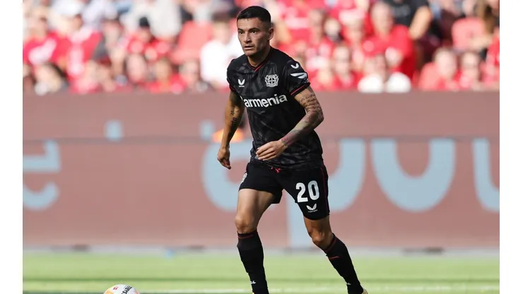 Charles ingresó a los 60' en la caída del Leverkusen la fecha pasada de Bundesliga