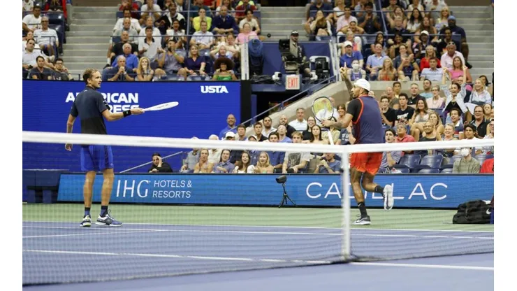 El momento del punto que Kyrgios regaló a Medvedev