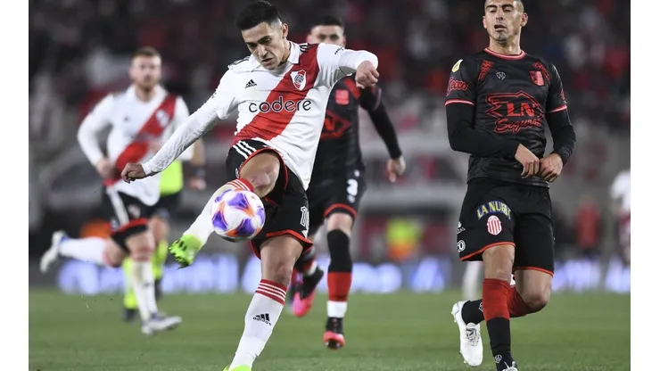 Pablo Solari es la gran duda de River Plate para el clásico con Boca Juniors