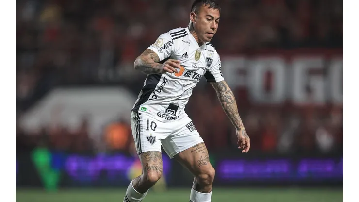 Eduardo Vargas se vio con muchas ganas en los minutos que tuvo en cancha.