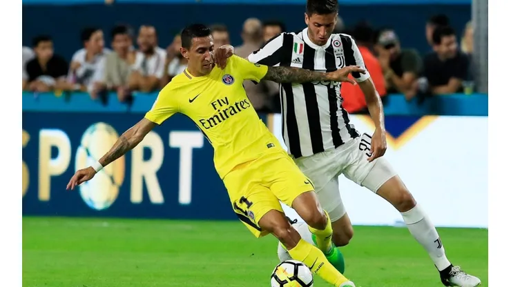 El último cruce fue en julio de 2017 con Di Maria, ahora en Juventus, titular en el PSG