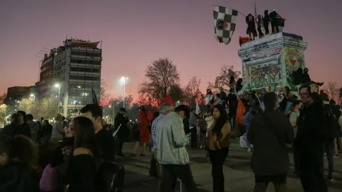 Mira AQUÍ Plaza Italia tras los primeros resultados del conteo de votos