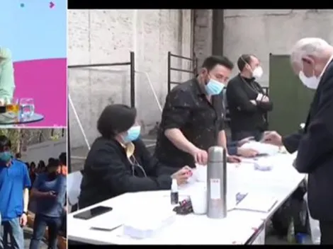 El blooper de Monserrat Álvarez con Ricardo Lagos: "Ha llegado el primer dinosaurio"