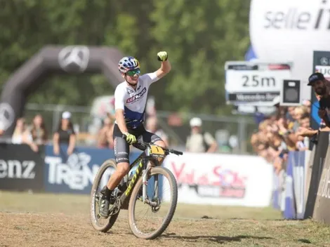 ¡Tremendo! Vidaurre bicampeón del mundo en Val di Sole