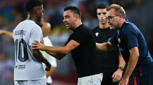 Xavi Hernández alabó el trabajo de la dirección deportiva de Barcelona.