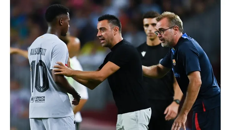 Xavi Hernández alabó el trabajo de la dirección deportiva de Barcelona.