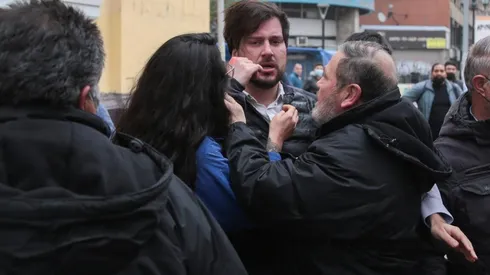 Este jueves, el periodista Simón Boric fue agredido.