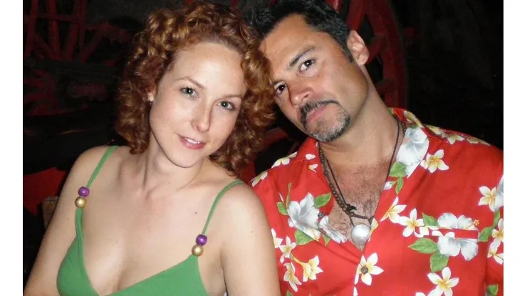Paola Bontempi junto a su hermano Felipe Camiroaga.