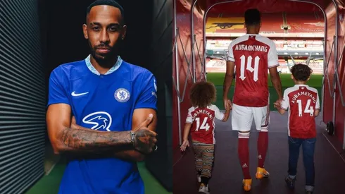 En su presentación con Chelsea, el brazo derecho de Aubameyang lució el especial tatuaje que le recuerda su paso por el Arsenal.