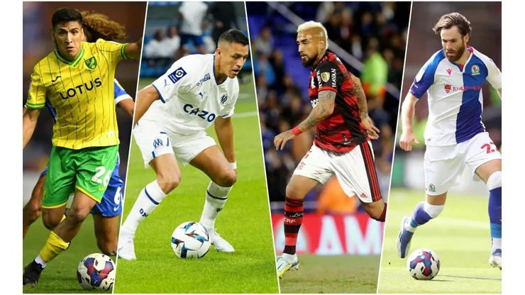 Los futbolistas chilenos tuvieron un verano europeo con movimientos.