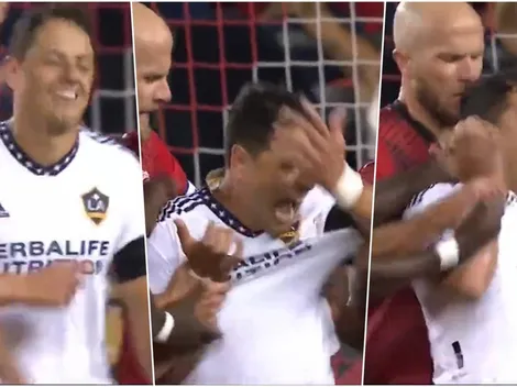 Chicharito hace la peor actuación fingiendo agresión de rival