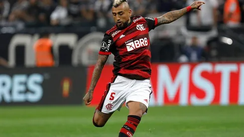 Vidal llegó este año a Flamengo