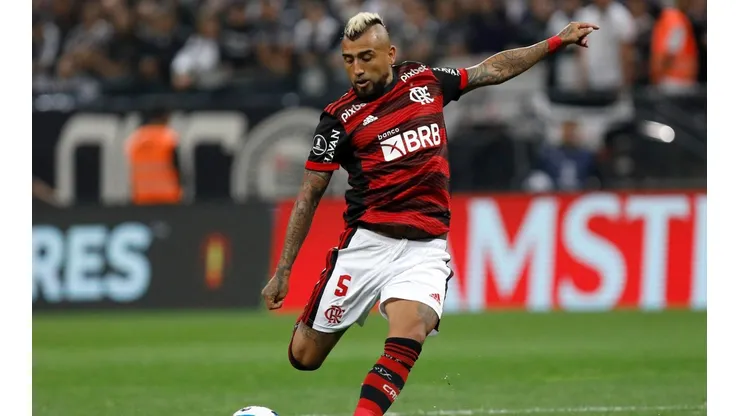 Vidal llegó este año a Flamengo