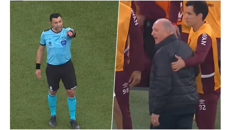 El encontrón de Luiz Felipe Scolari con Roberto Tobar fue bastante subido de tono.