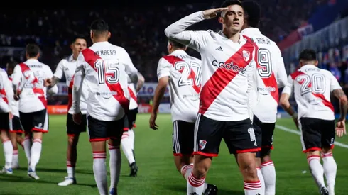 Santiago Solari marcó un doblete frente a Tigre