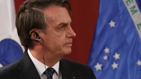 El presidente de Brasil, Jair Bolsonaro, durante una visita a Chile.