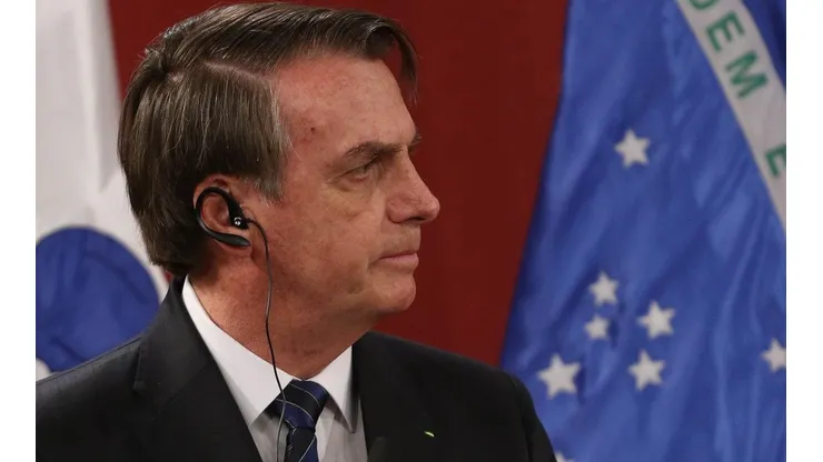 El presidente de Brasil, Jair Bolsonaro, durante una visita a Chile.