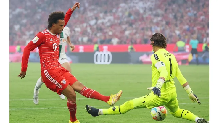 Sané le dió la igualdad 1 a 1 ante el Gladbach en la jornada anterior de Bundesliga