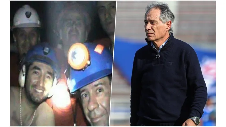 Holan explica su arenga con los 33 mineros en la previa del Clásico Universitario.