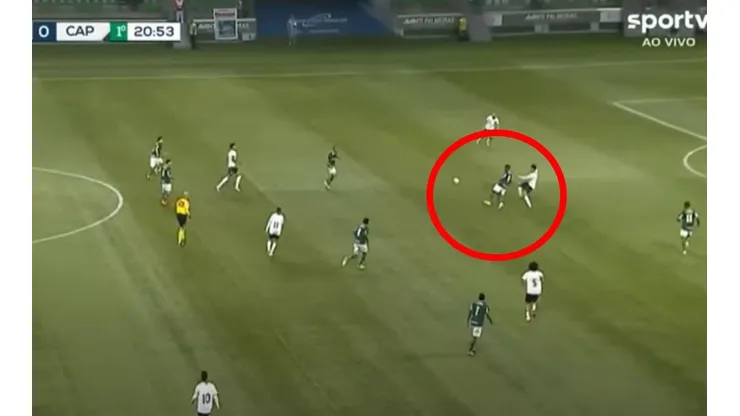 Endrick marcó un golazo para el Palmeiras