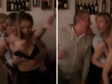 Filtran video de Pavel Nedved bailando con tres mujeres con poca ropa