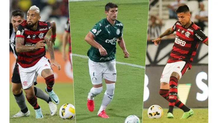Arturo Vidal, Benjamín Kuscevic y Erick Pulgar son los chilenos con vida en Copa Libertadores