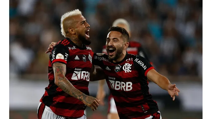 Arturo Vidal marcó en la victoria 1 a 0 del Flá ante Botafogo en la jornada previa de Brasileirao