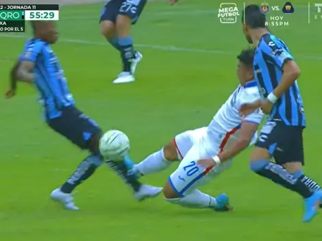 Tarjeta roja y cárcel: horrible patadón de Iván Morales en Liga MX