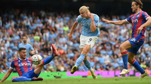 El ariete noruego mostró su tremendo poder ofensivo y le dio una increíble victoria al City.