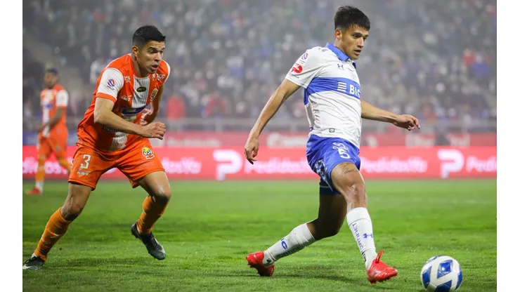 Yamil Asad en los buenos 17' que jugó ante Cobresal. Ese día, reemplazó a Gonzalo Tapia.