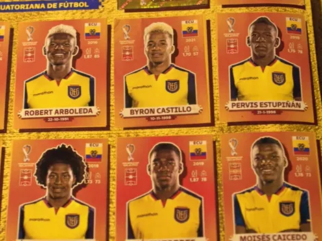 ¿Qué? Aseguran que borraron a Byron Castillo del álbum del Mundial