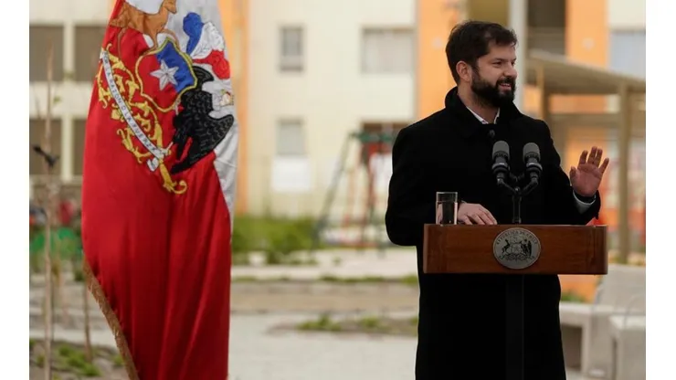 El presidente Gabriel Boric inauguró un conjunto habitacional en Vallenar.