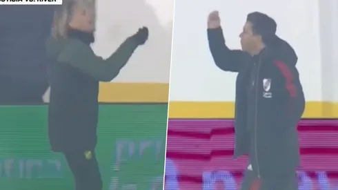 Sebastián Beccacece tuvo el cruce con Marcelo Gallardo en el último encuentro entre ambos.