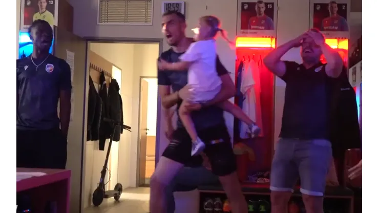 Así reaccionaron los jugadores del Viktoria Plzen tras ver el sorteo de la Champions League
