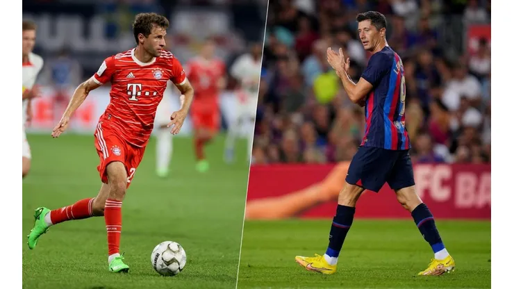 Thomas Müller y Robert Lewandowski se enfrentarán en la UEFA Champions League