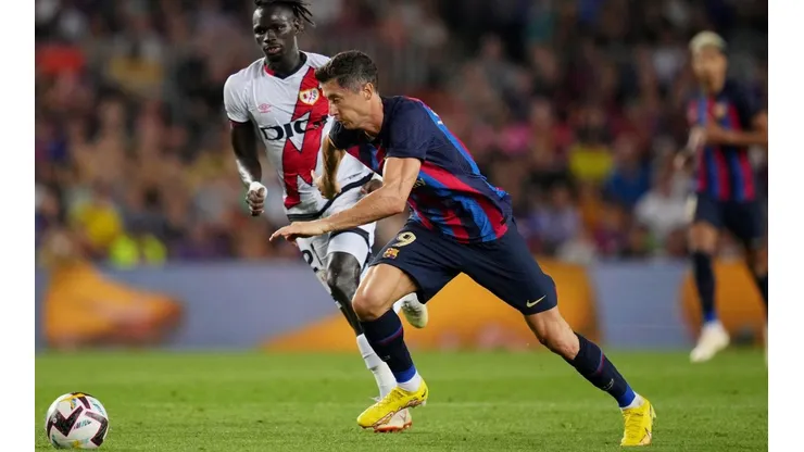 Robert Lewandowski ya ha empezado a producir en el ataque de Barcelona.