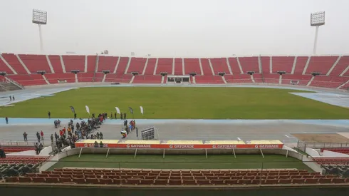 La cancha del Estadio Nacional está impecable