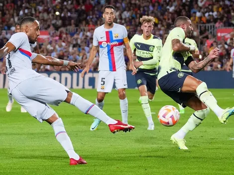Lluvia de errores en empate de Barça y City en amistoso benéfico