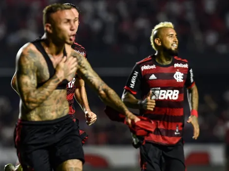 Vidal y Flamengo con un pie en semis de Copa Brasil