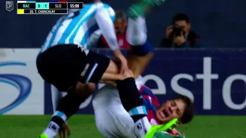 La agresión de Chancalay antes de su expulsión