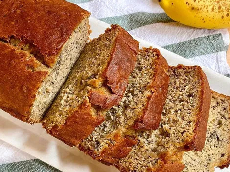 ¿Cómo preparar queque con plátano?