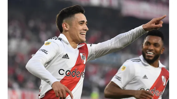 Solari anotó su tercer gol en River Plate