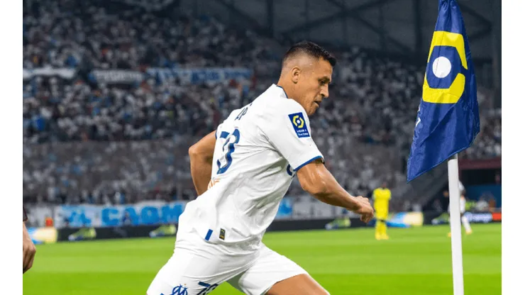 Alexis Sánchez le dejó una muy buena impresión al DT de Olympique de Marsella en su primer partido como titular.