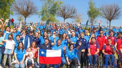 El Parque de la Familia en Quinta Normal fue el escenario del lanzamiento de la campaña para seleccionar 17 mil voluntarios y voluntarias para Santiago 2023