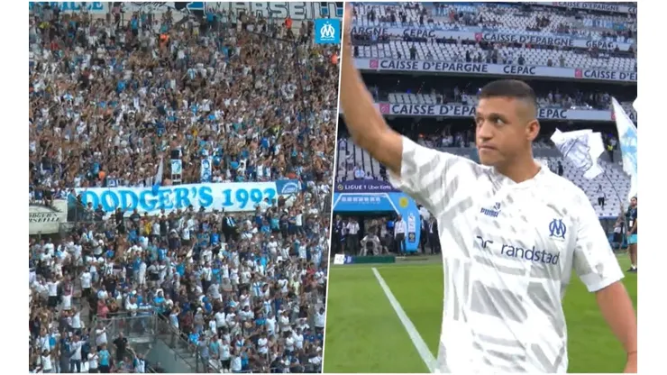 Alexis Sánchez siente el calor de la afición marsellesa